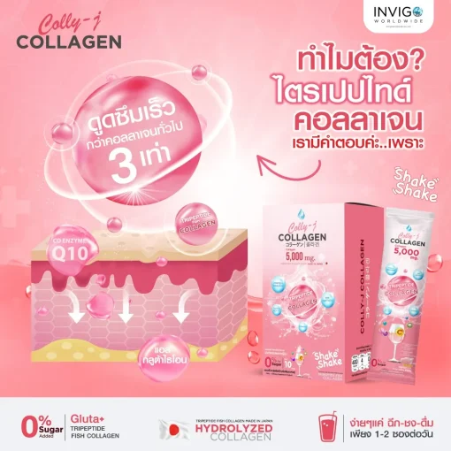 colly j collagen คอลลี่เจ คอลลาเจน ผิวใส
