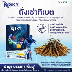 Nsky เอ็นสกาย โน๊ต บำรุงข้อเข่า ลด ปวดข้อ ปวดเข่า ปวดหลัง ปวดคอบ่าไหล่